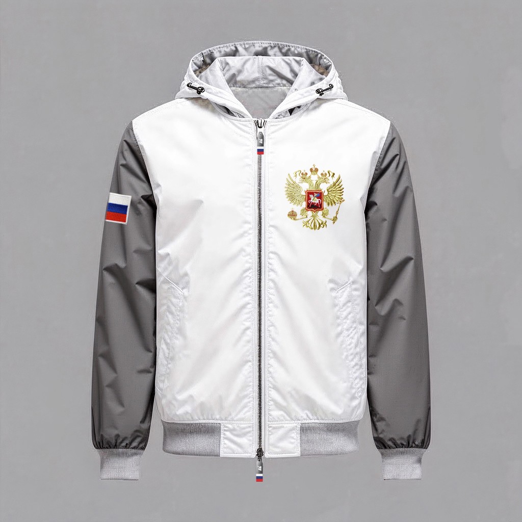Бомбер Хайтек White · Gray