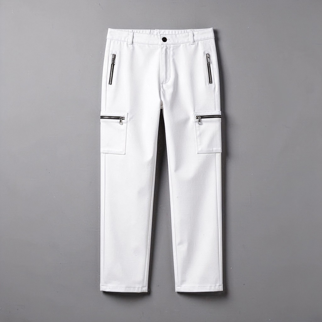 Штаны Kardif White — спереди