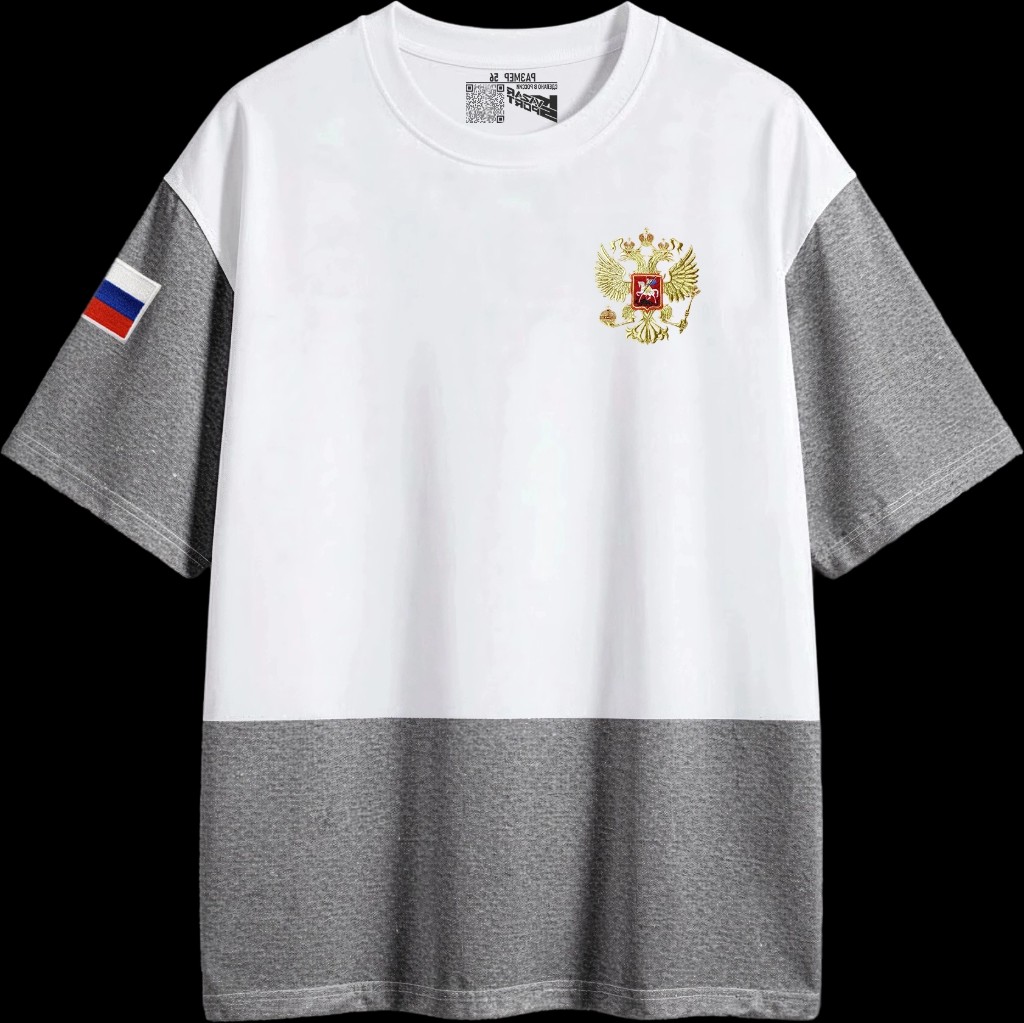 Футболка White · Gray