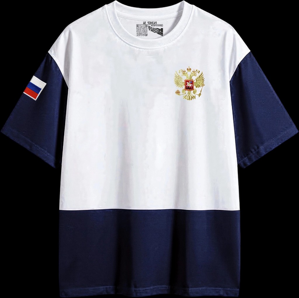 Футболка White · Navy