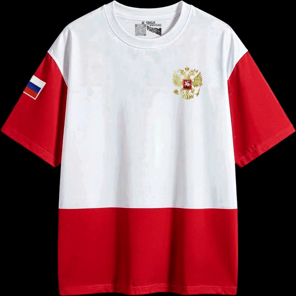 Футболка White · Red