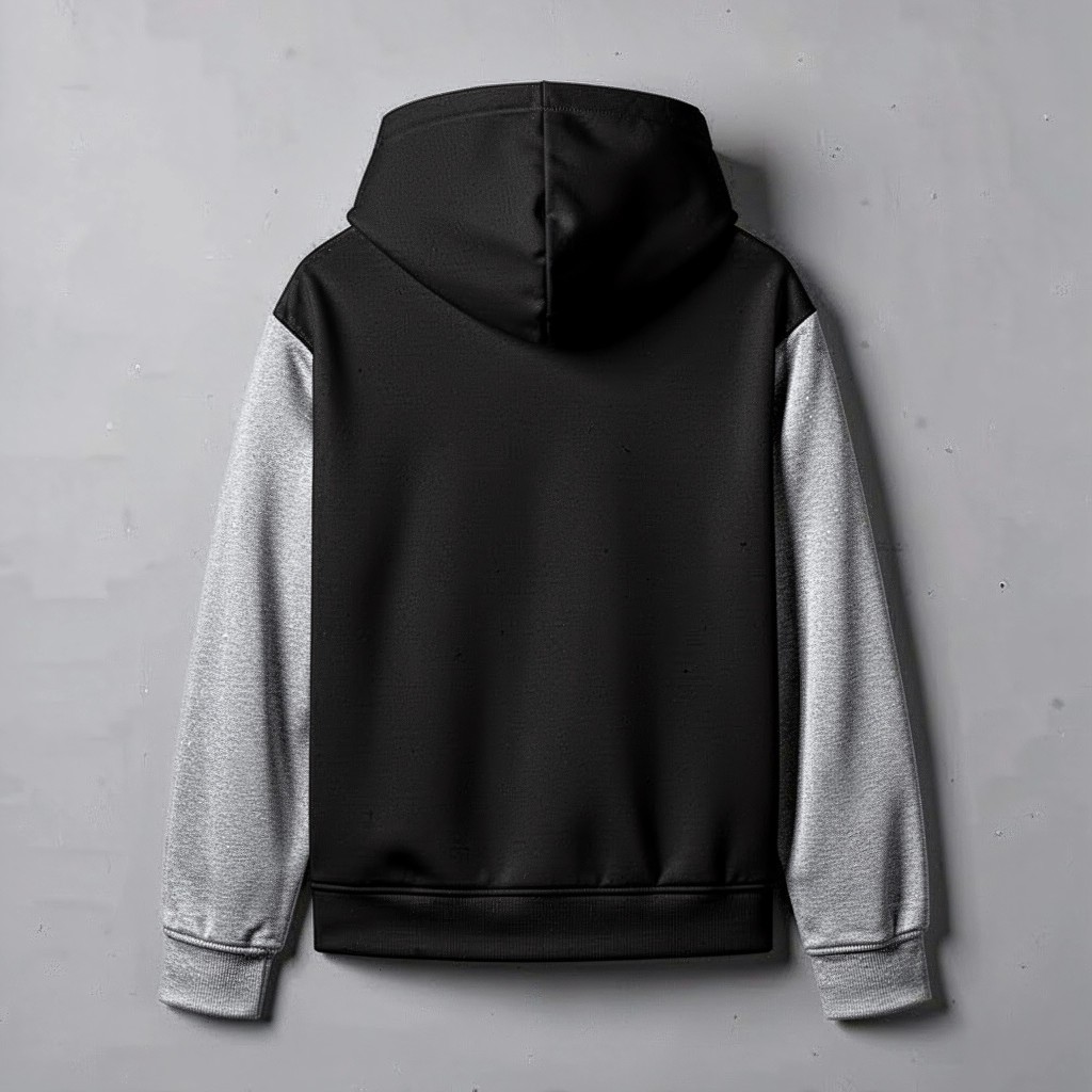Толстовка Black · Gray — сзади