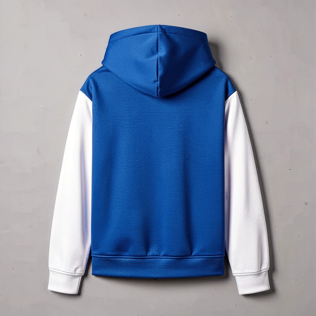Толстовка Blue · White — сзади