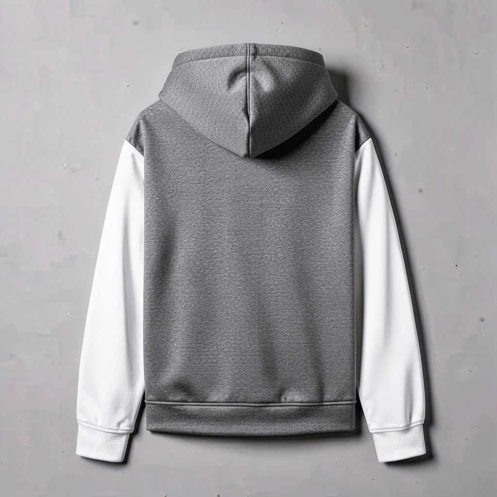 Толстовка Gray · White — сзади