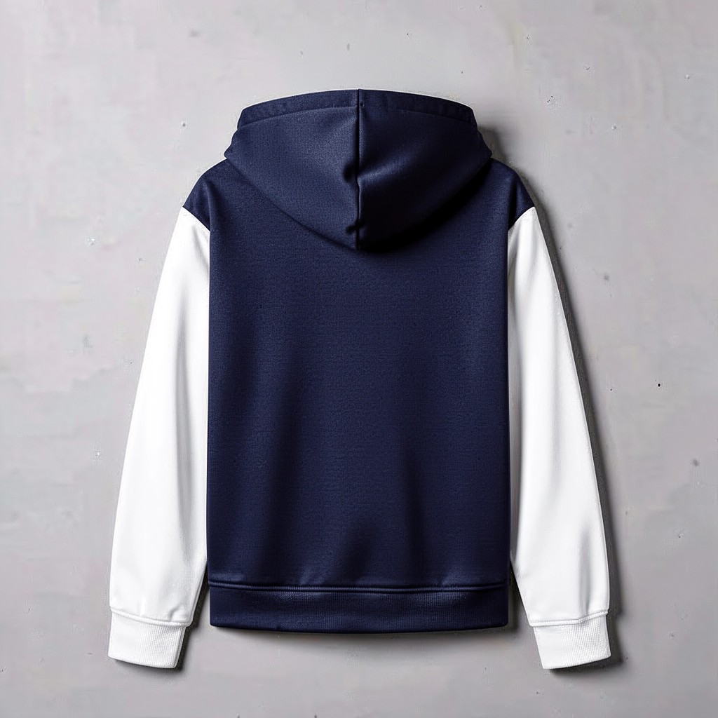 Толстовка Navy · White — сзади
