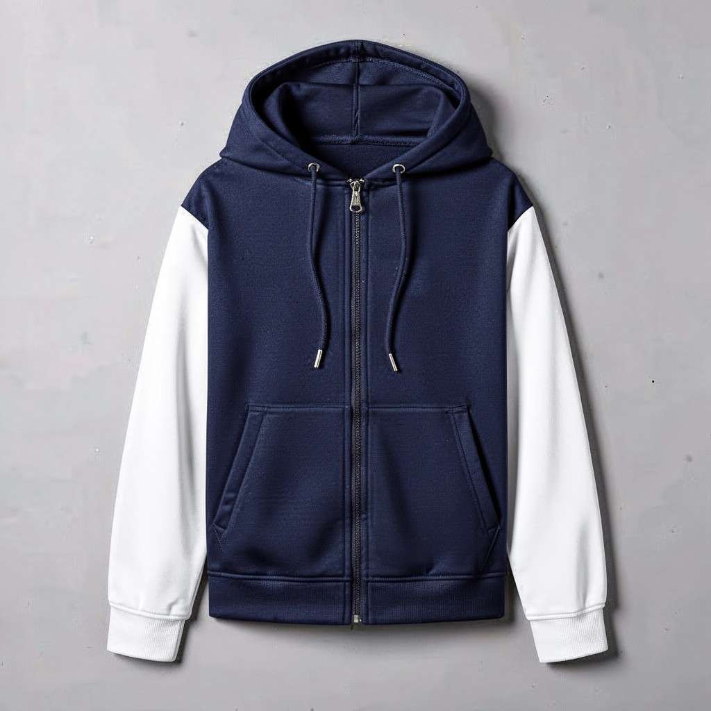 Толстовка Navy · White — спереди